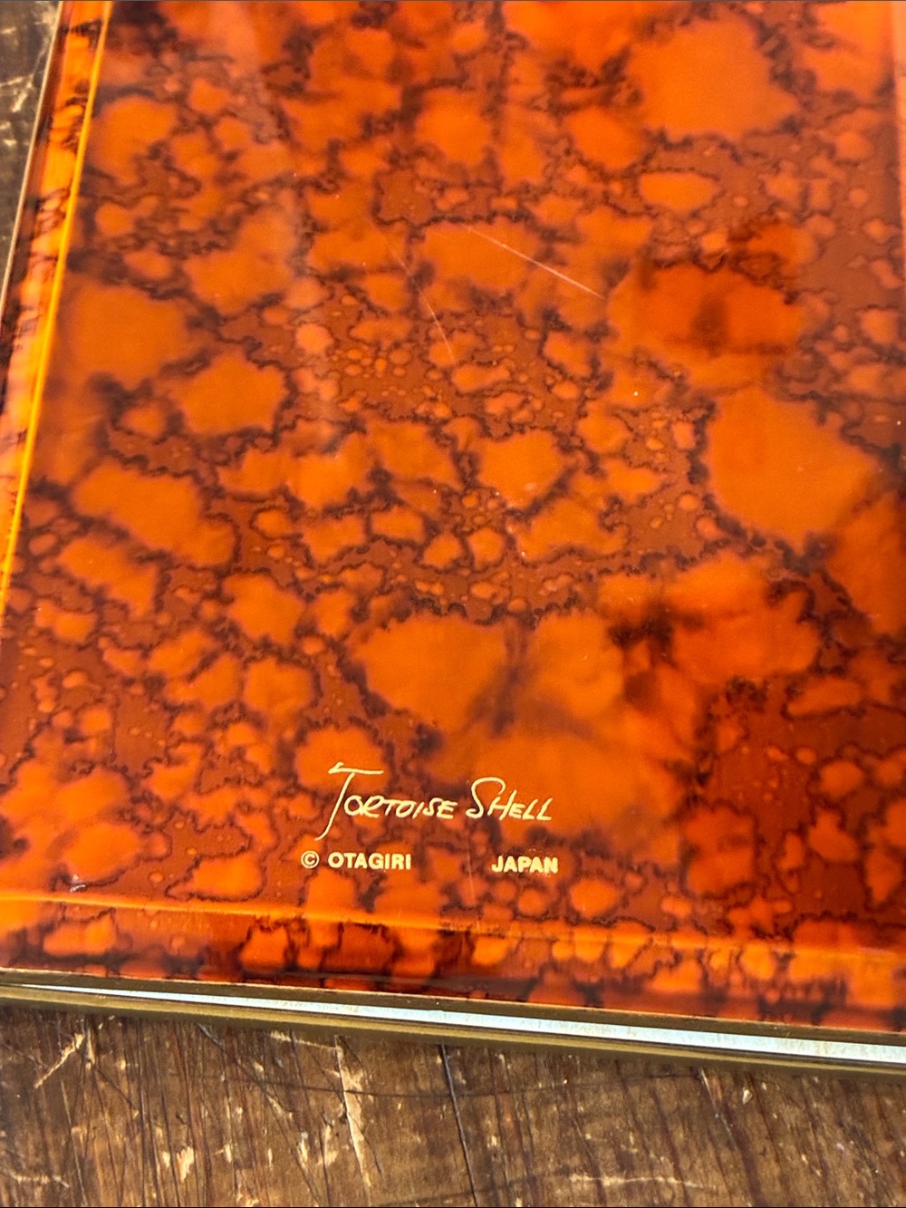 Tortoise Shell Photo Album Vintage made in Japan